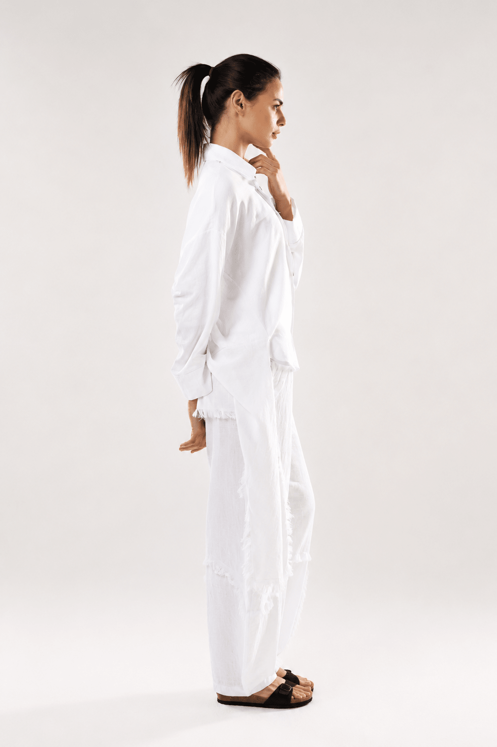 Blush Girl Shirt White - AB ESSENTIALS