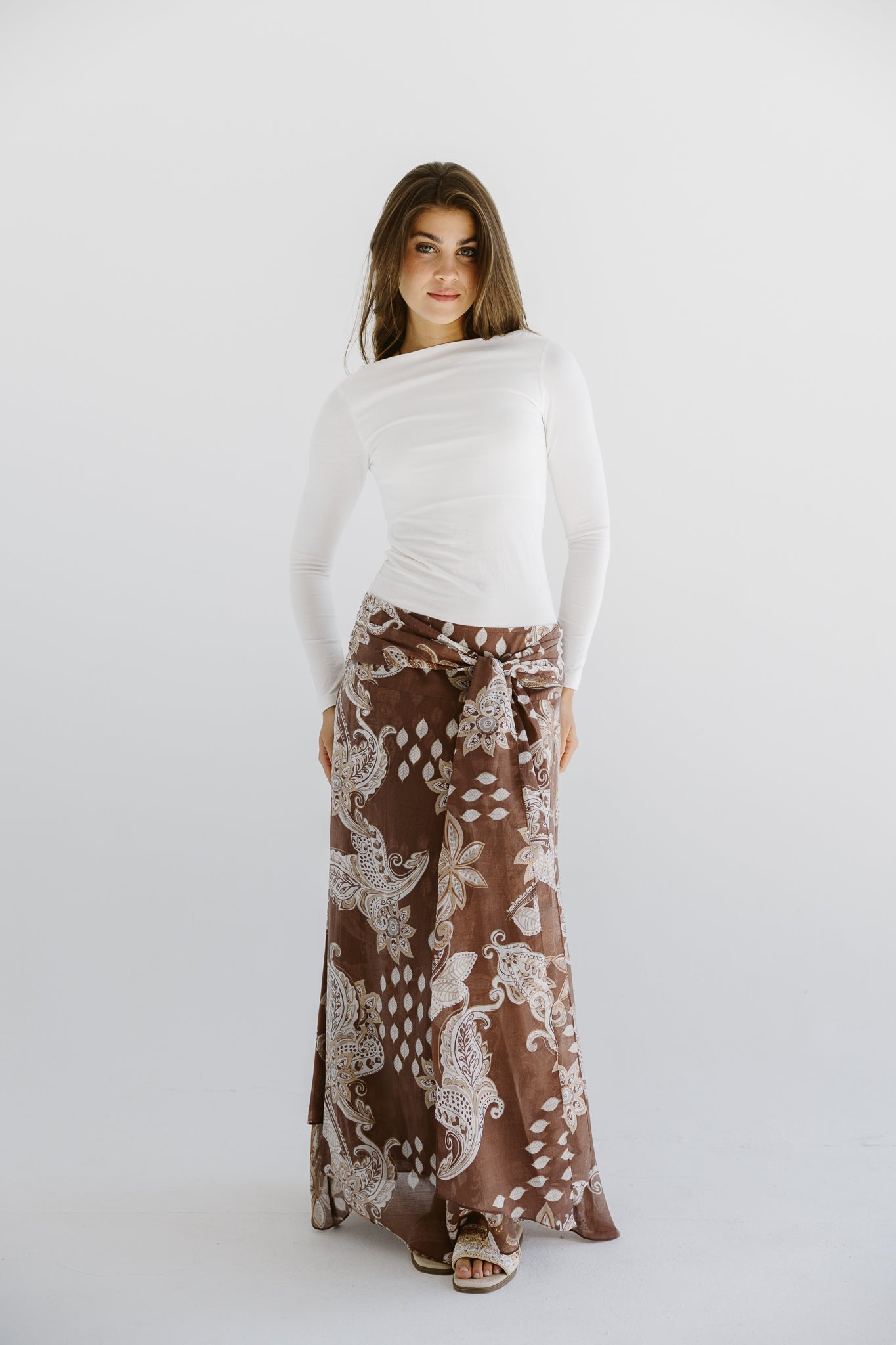 Boho Skirt Brown - AB ESSENTIALS