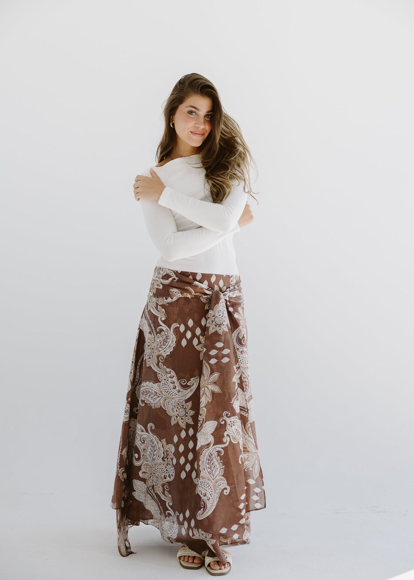 Boho Skirt Brown - AB ESSENTIALS
