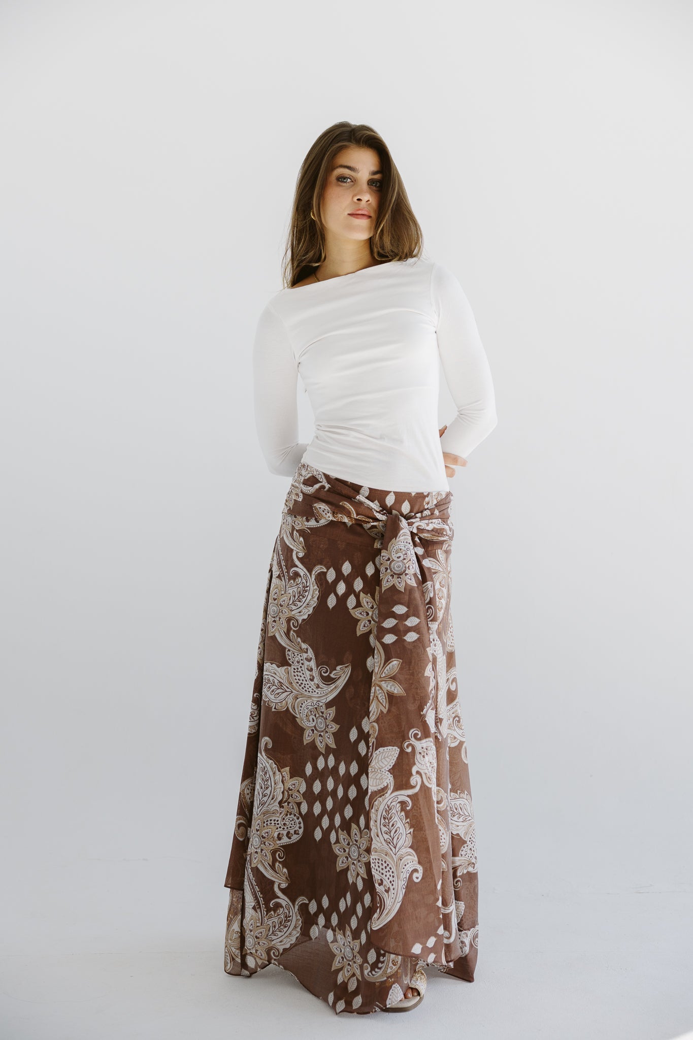 Boho Skirt Brown - AB ESSENTIALS