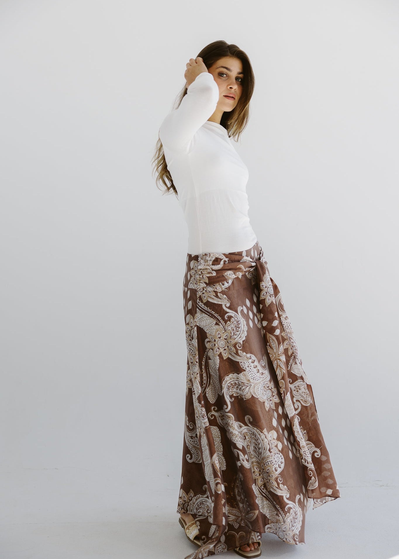 Boho Skirt Brown - AB ESSENTIALS