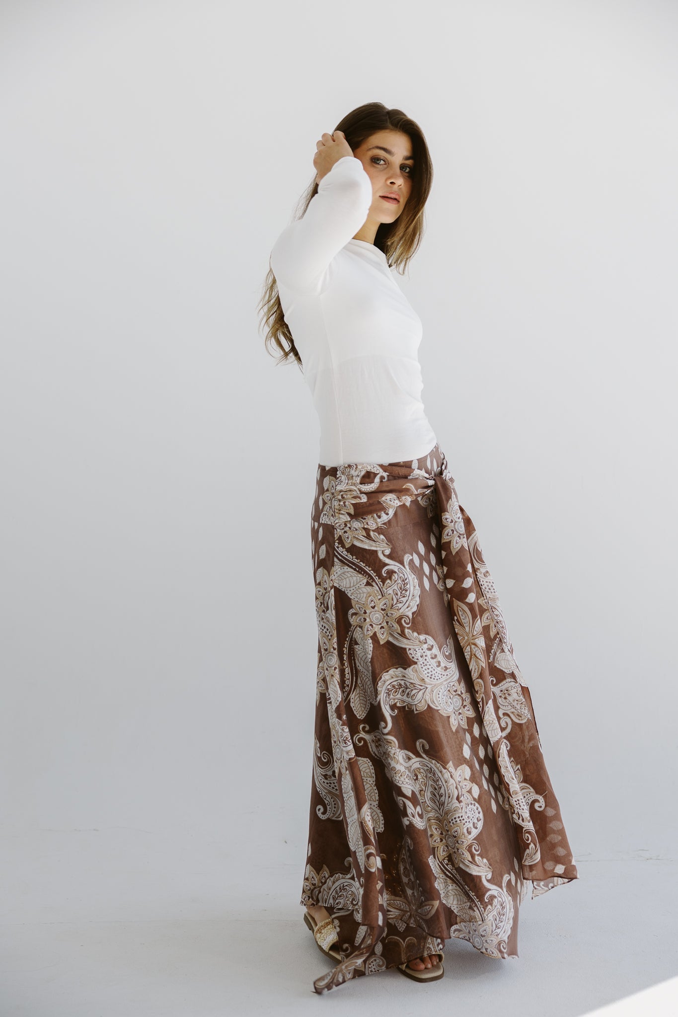 Boho Skirt Brown - AB ESSENTIALS