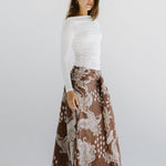 Boho Skirt Brown - AB ESSENTIALS