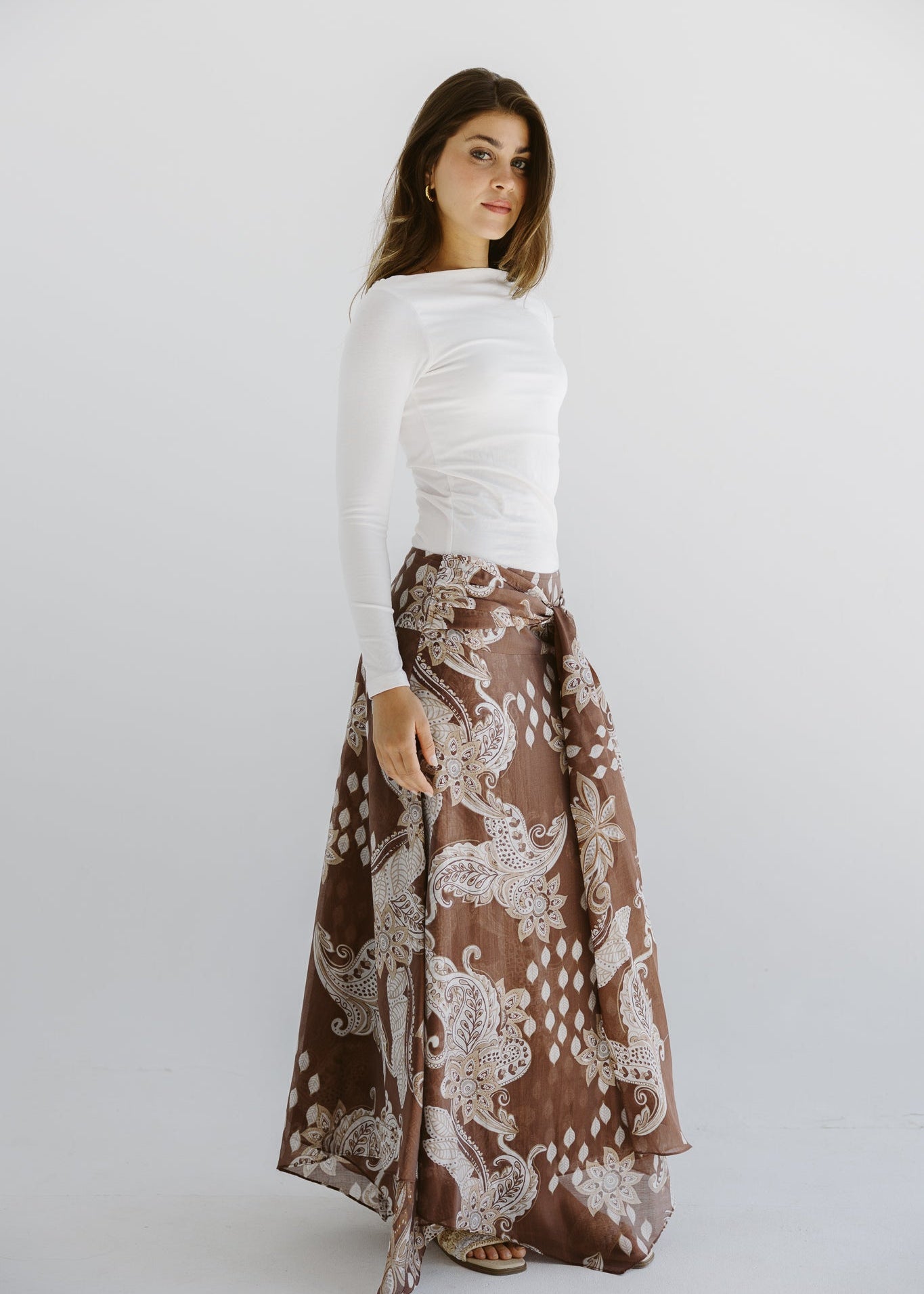 Boho Skirt Brown - AB ESSENTIALS