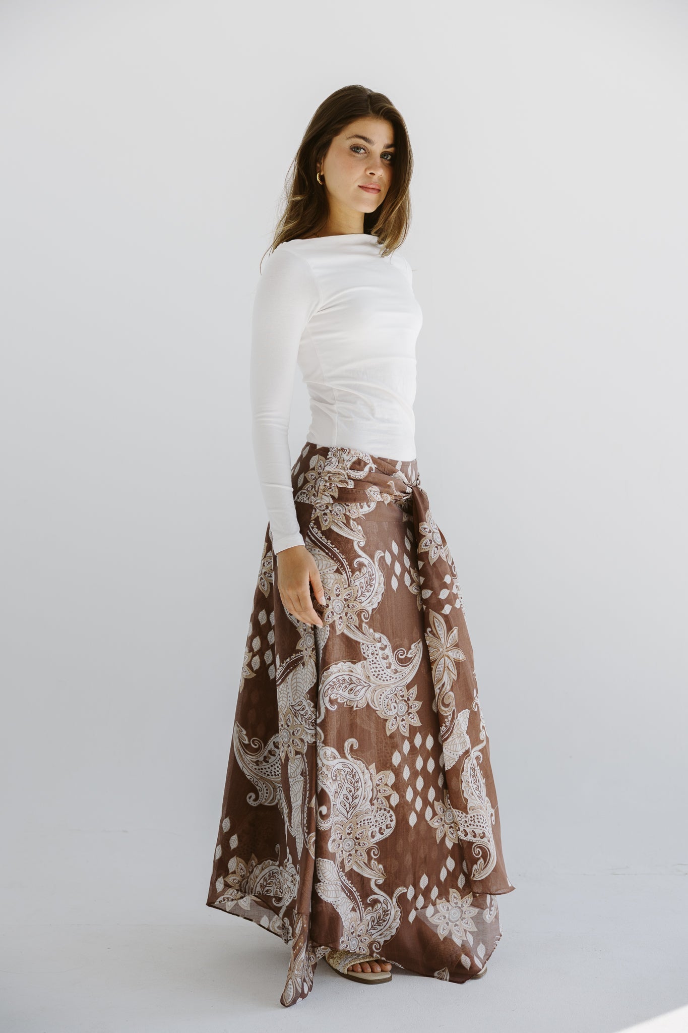 Boho Skirt Brown - AB ESSENTIALS
