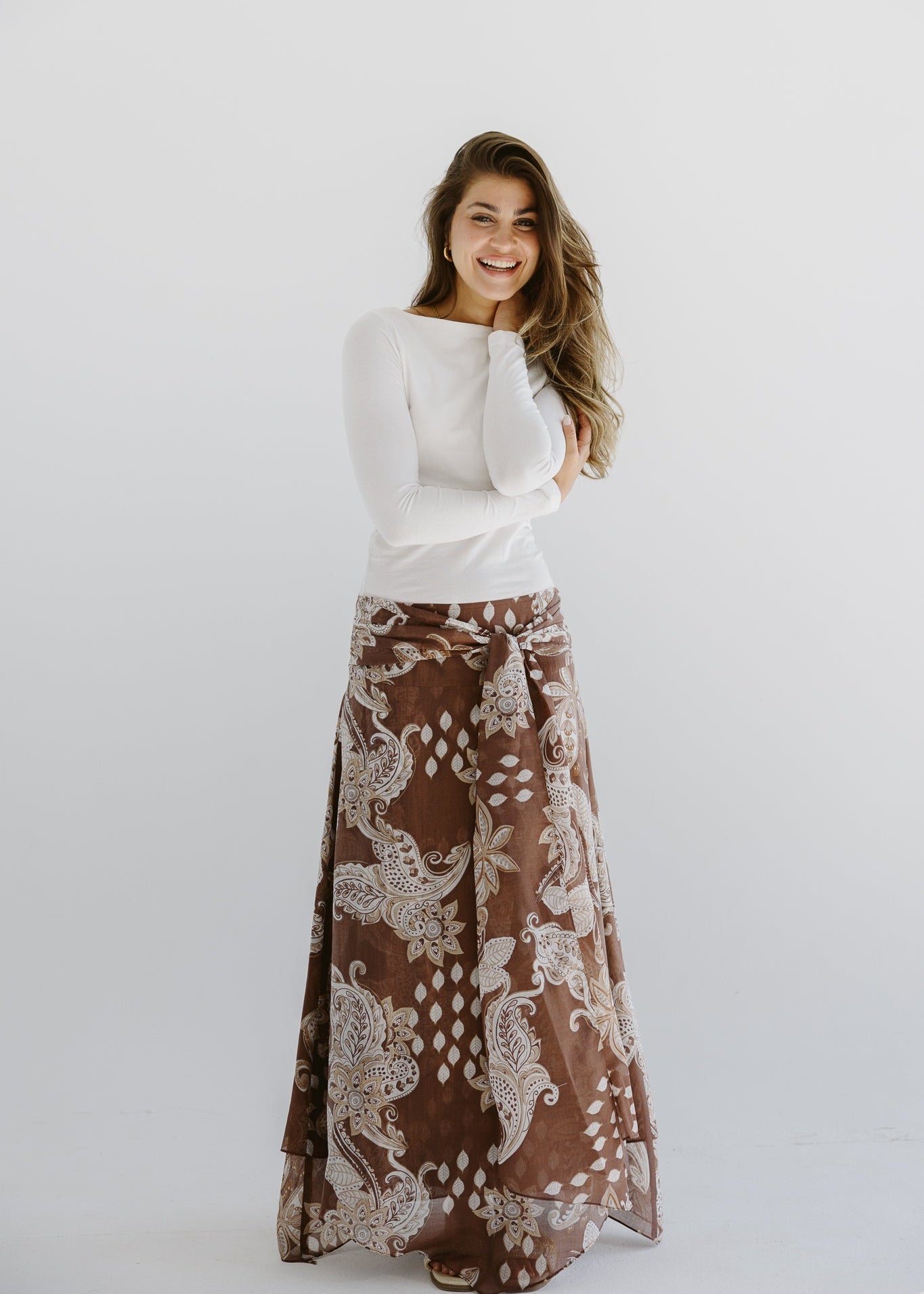 Boho Skirt Brown - AB ESSENTIALS