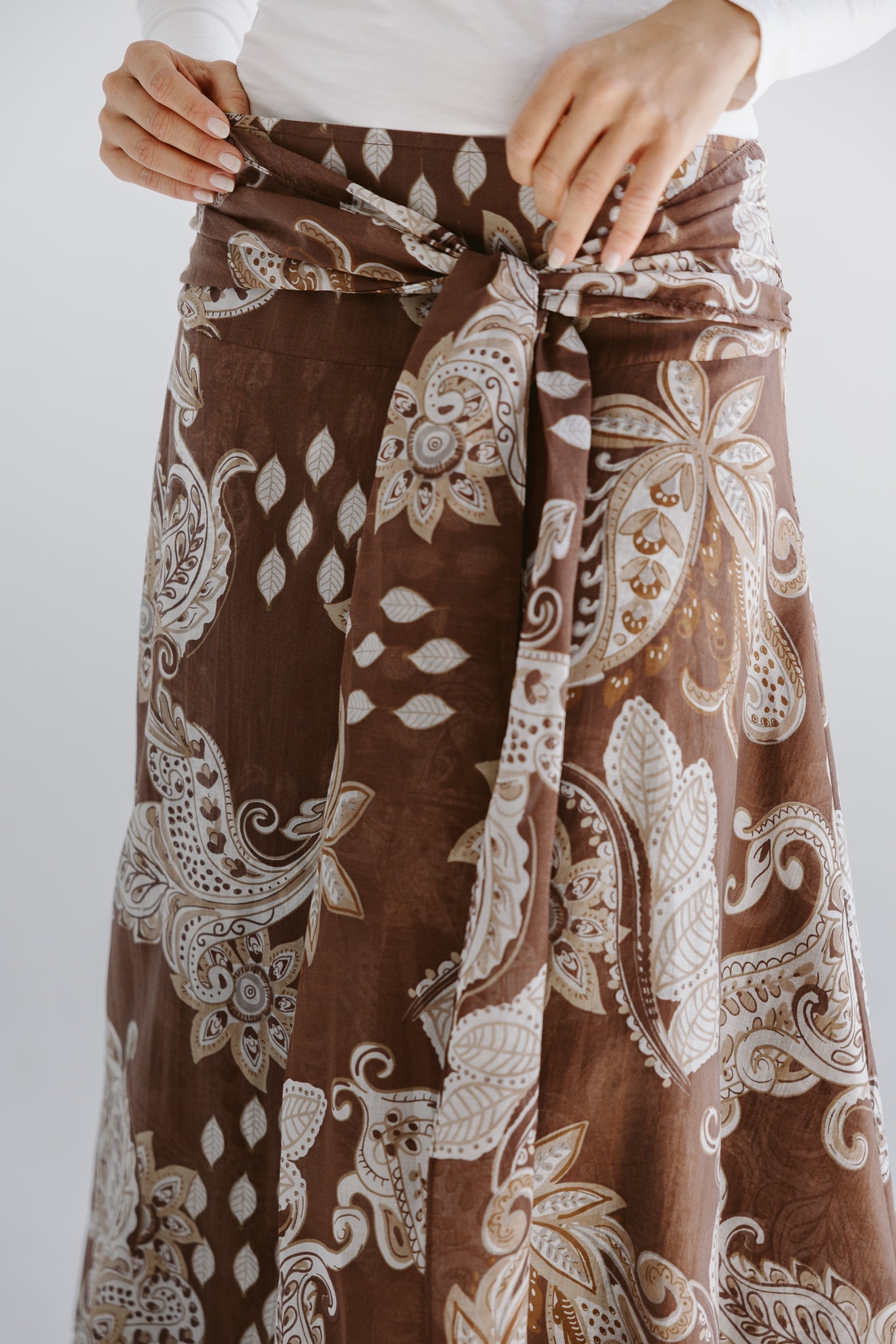 Boho Skirt Brown - AB ESSENTIALS