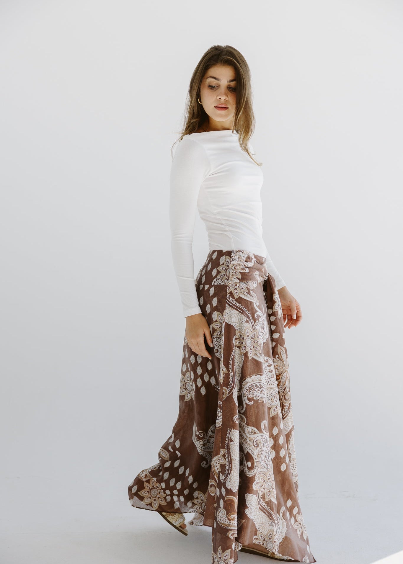 Boho Skirt Brown - AB ESSENTIALS