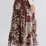 Boho Skirt Burgundy - AB ESSENTIALS