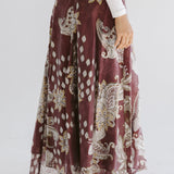 Boho Skirt Burgundy - AB ESSENTIALS