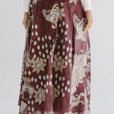 Boho Skirt Burgundy - AB ESSENTIALS