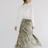 Boho Skirt Olive - AB ESSENTIALS