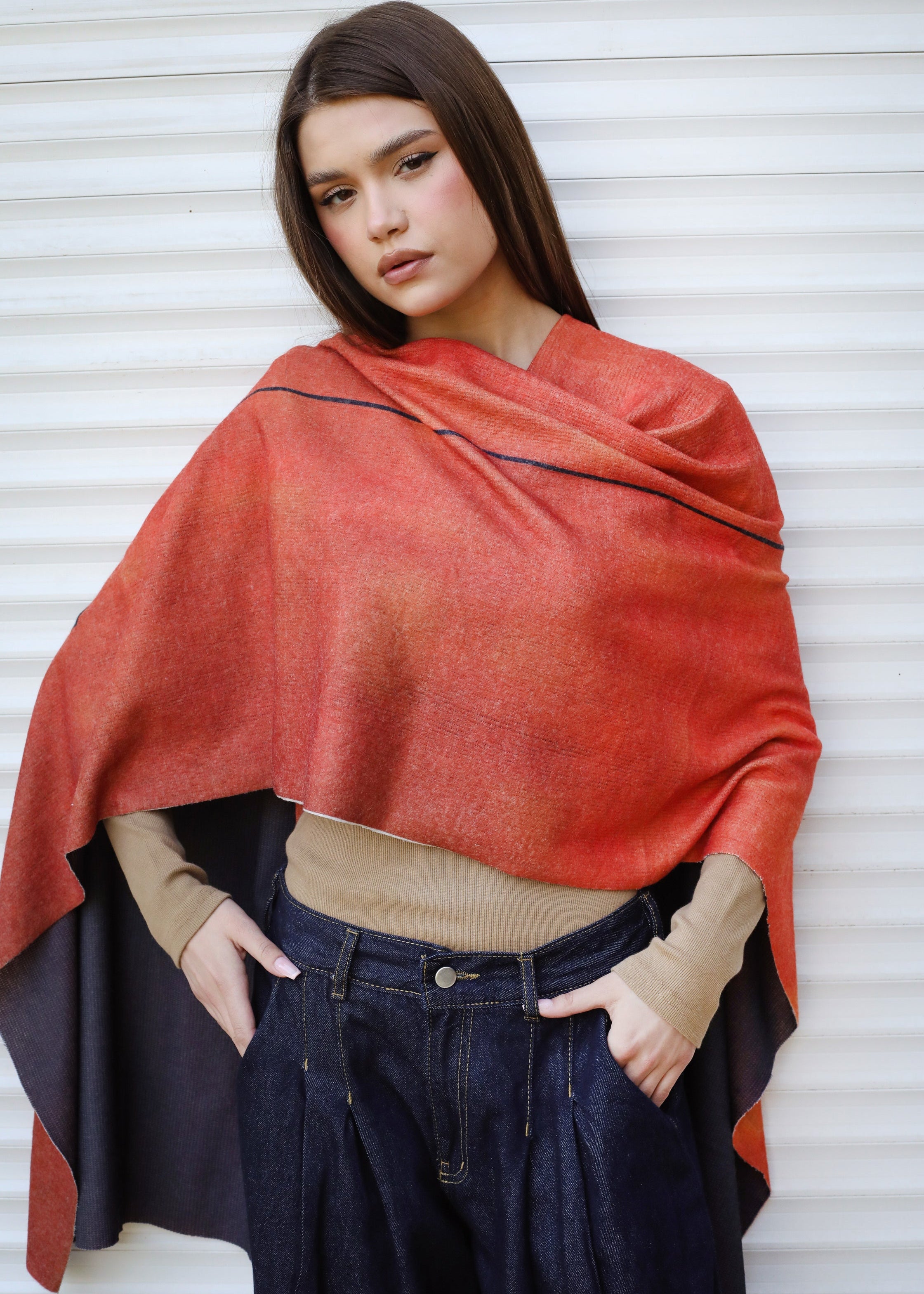 Bold Wool Shawl - AB ESSENTIALS
