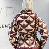 Burgundy Swan Jacket - AB ESSENTIALS