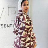Burgundy Swan Jacket - AB ESSENTIALS