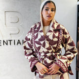 Burgundy Swan Jacket - AB ESSENTIALS