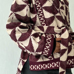 Burgundy Swan Jacket - AB ESSENTIALS