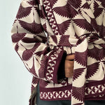 Burgundy Swan Jacket - AB ESSENTIALS