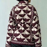 Burgundy Swan Jacket - AB ESSENTIALS