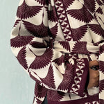 Burgundy Swan Jacket - AB ESSENTIALS