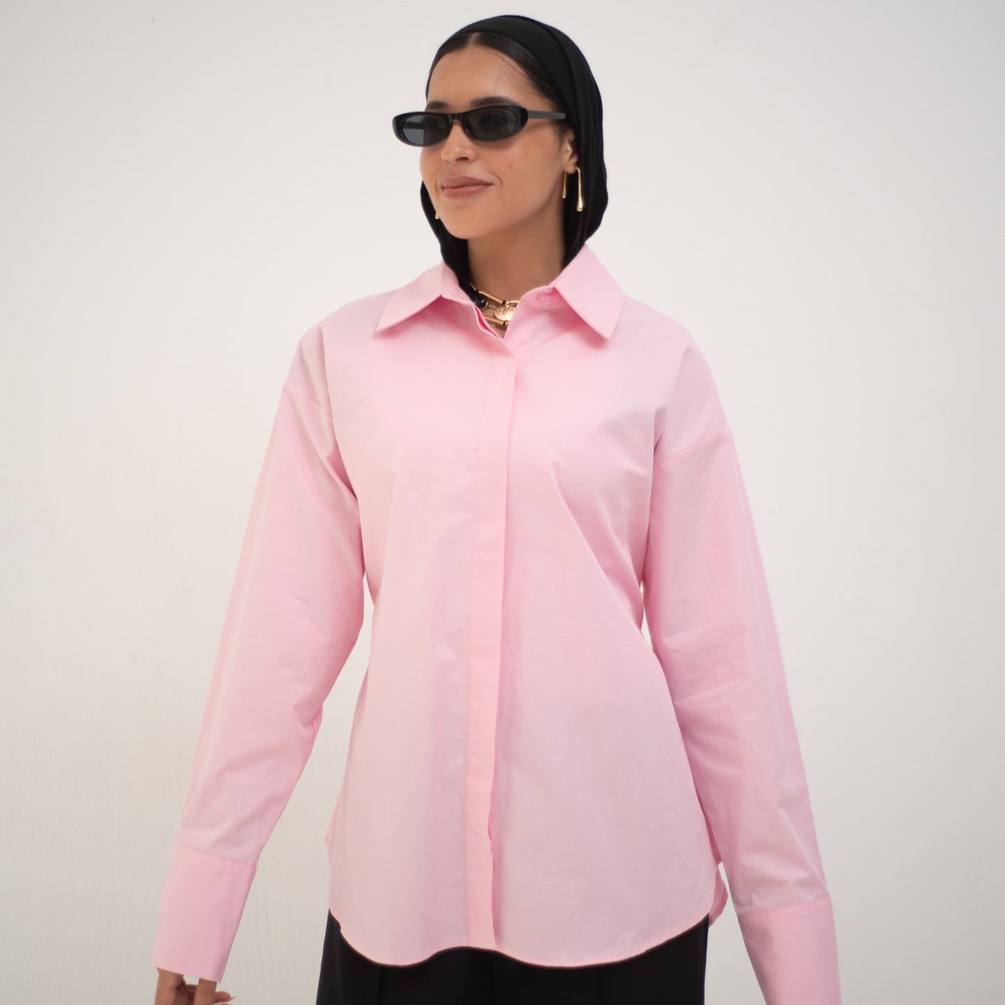 Cairo Shirt Powder Pink - AB ESSENTIALS