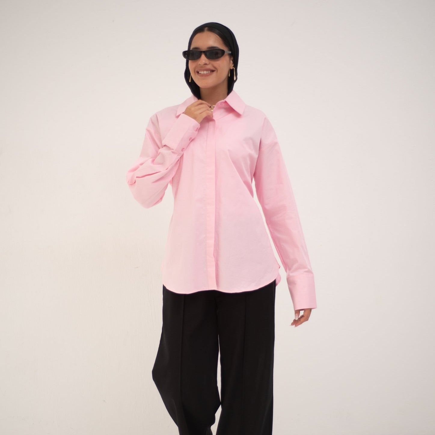 Cairo Shirt Powder Pink - AB ESSENTIALS