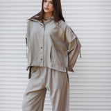 Capsule Linen Set Beige - AB ESSENTIALS