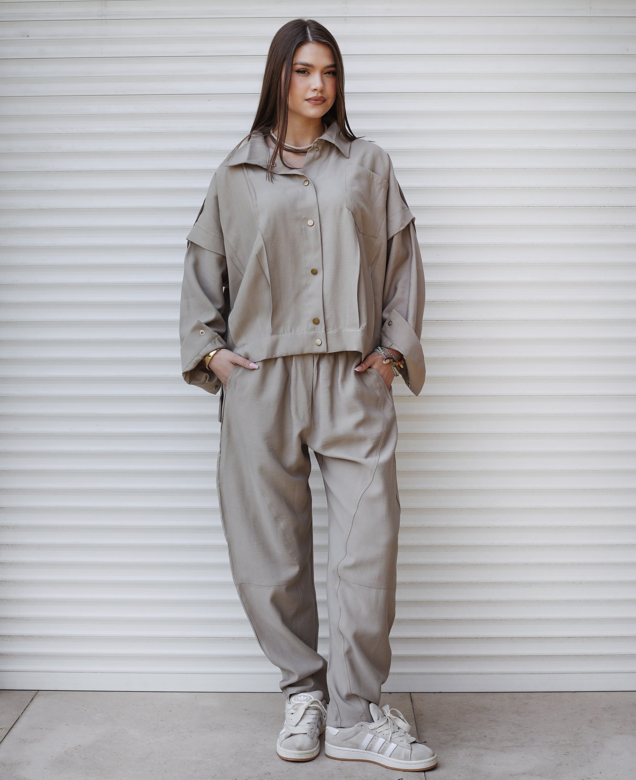 Capsule Linen Set Beige - AB ESSENTIALS
