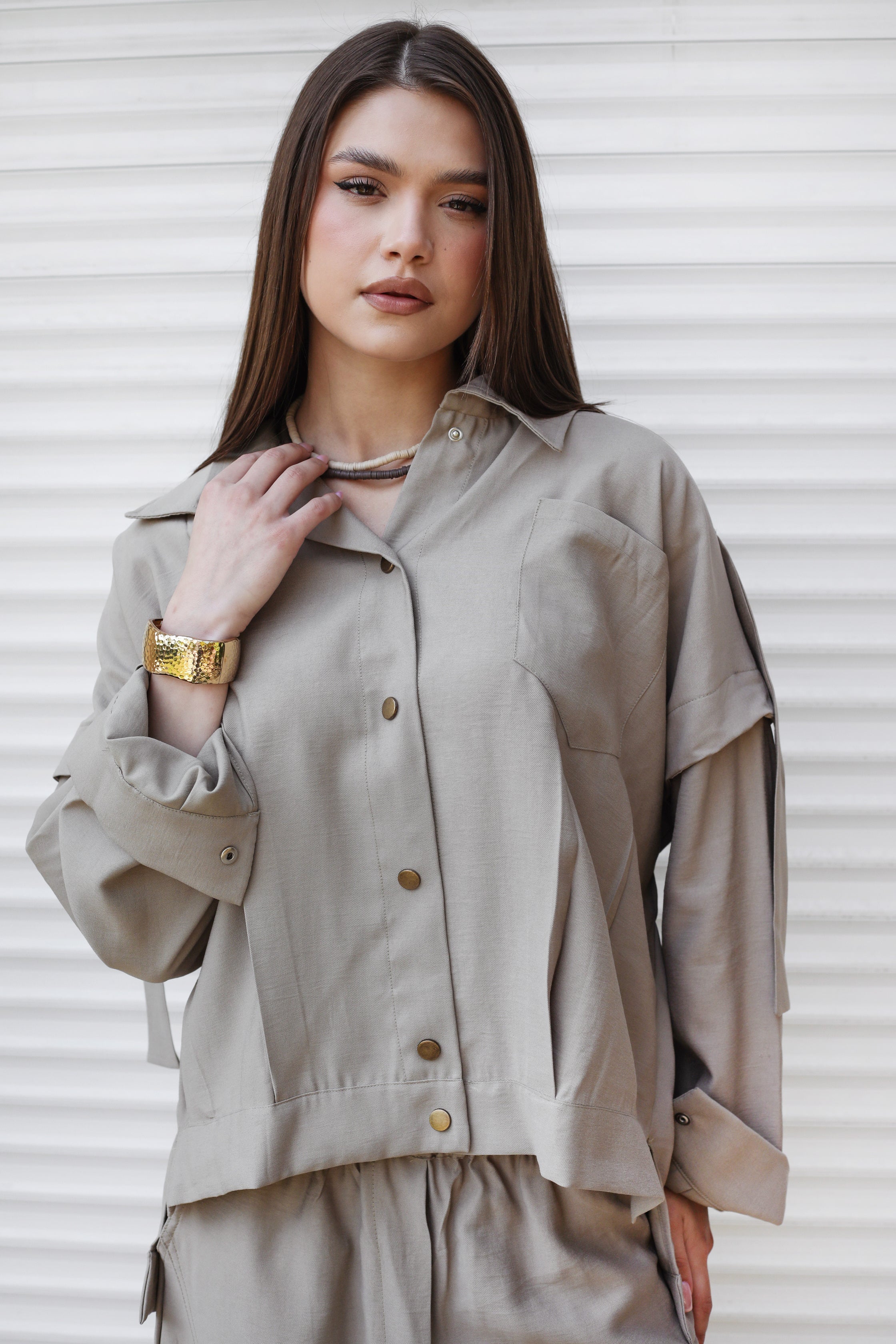 Capsule Linen Set Beige - AB ESSENTIALS