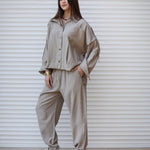 Capsule Linen Set Beige - AB ESSENTIALS