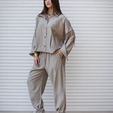 Capsule Linen Set Beige - AB ESSENTIALS