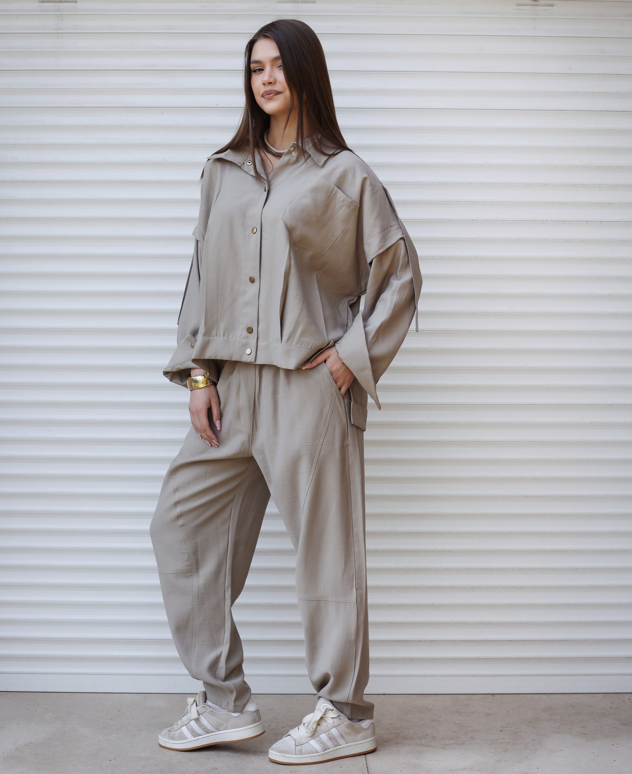 Capsule Linen Set Beige - AB ESSENTIALS