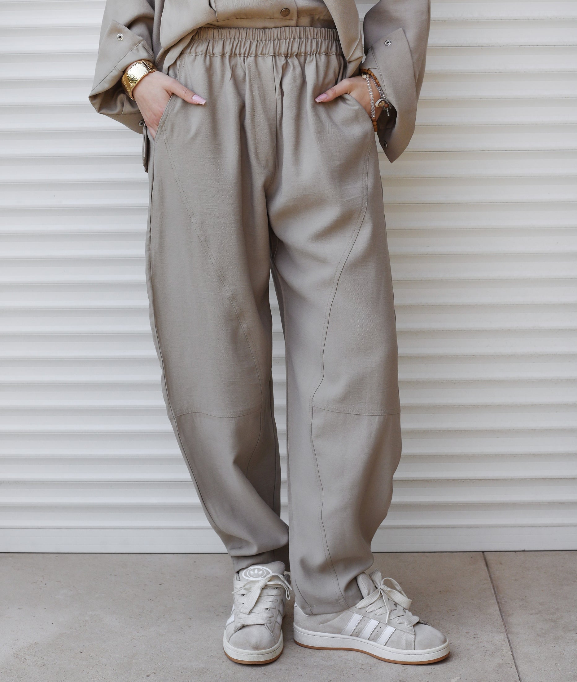 Capsule Linen Set Beige - AB ESSENTIALS