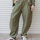 Capsule Linen Set Olive - AB ESSENTIALS