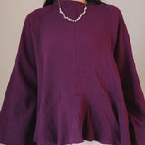 Charm Top Burgundy - AB ESSENTIALS