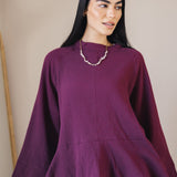 Charm Top Burgundy - AB ESSENTIALS