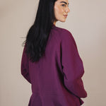 Charm Top Burgundy - AB ESSENTIALS