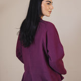 Charm Top Burgundy - AB ESSENTIALS