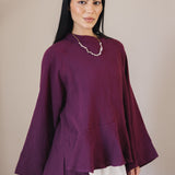 Charm Top Burgundy - AB ESSENTIALS