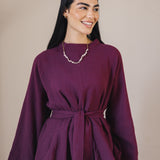 Charm Top Burgundy - AB ESSENTIALS