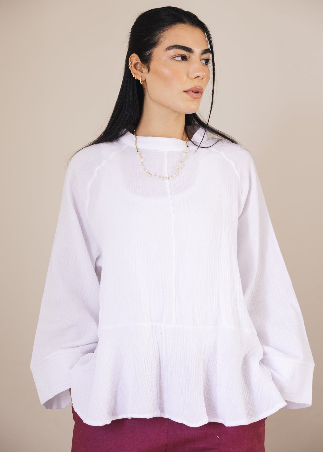 Charm Top White - AB ESSENTIALS