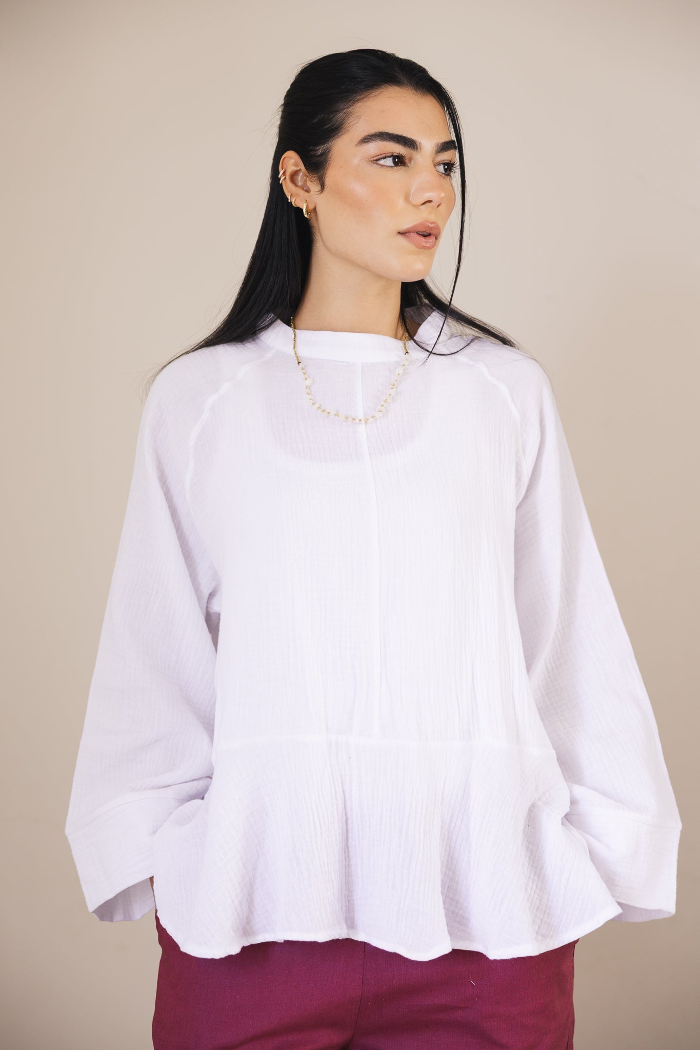 Charm Top White - AB ESSENTIALS