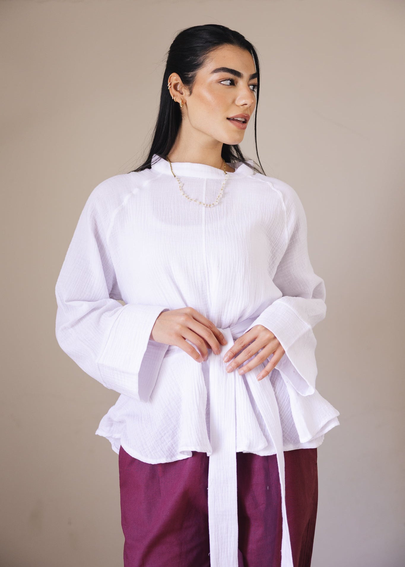 Charm Top White - AB ESSENTIALS