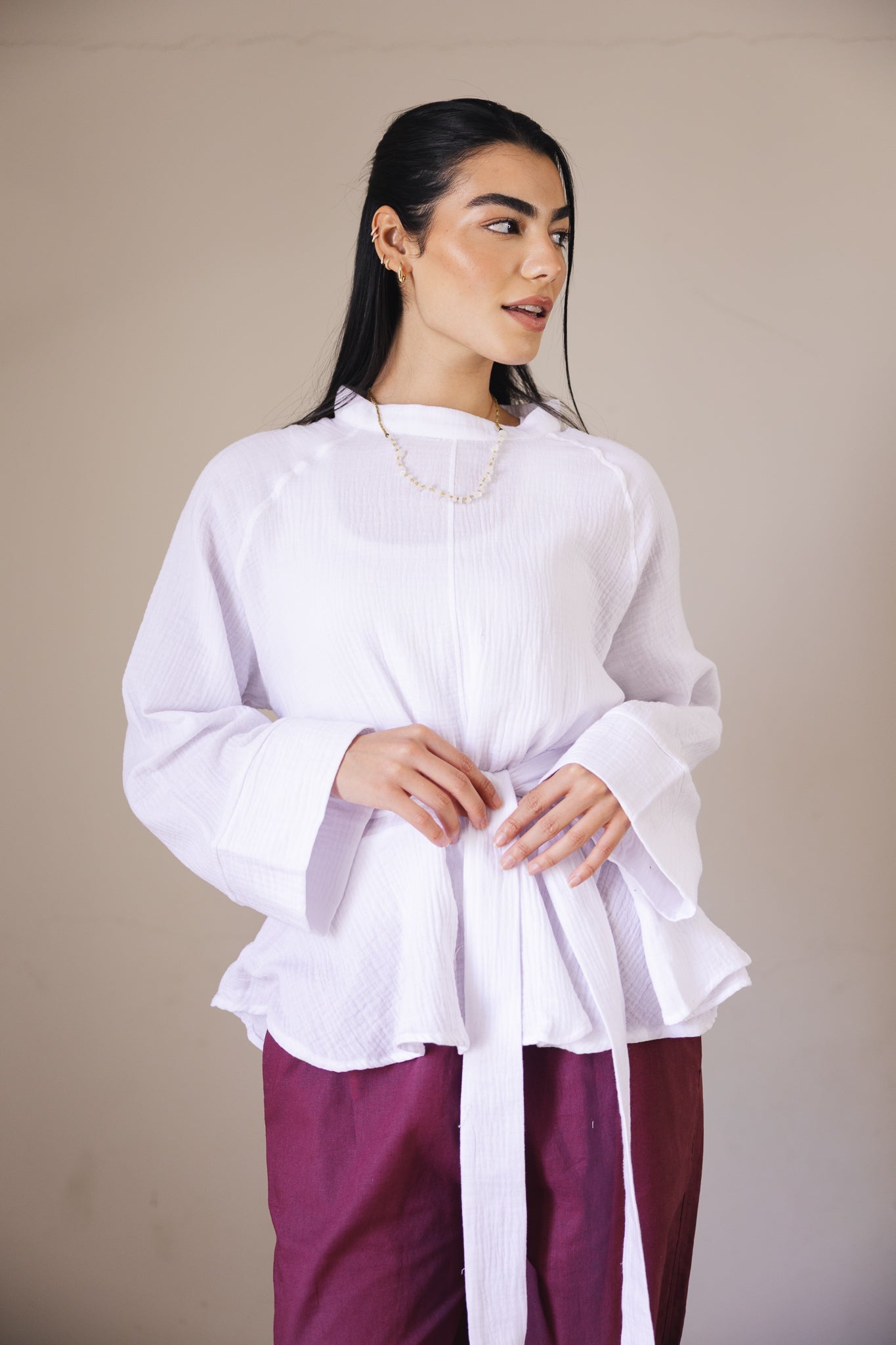 Charm Top White - AB ESSENTIALS