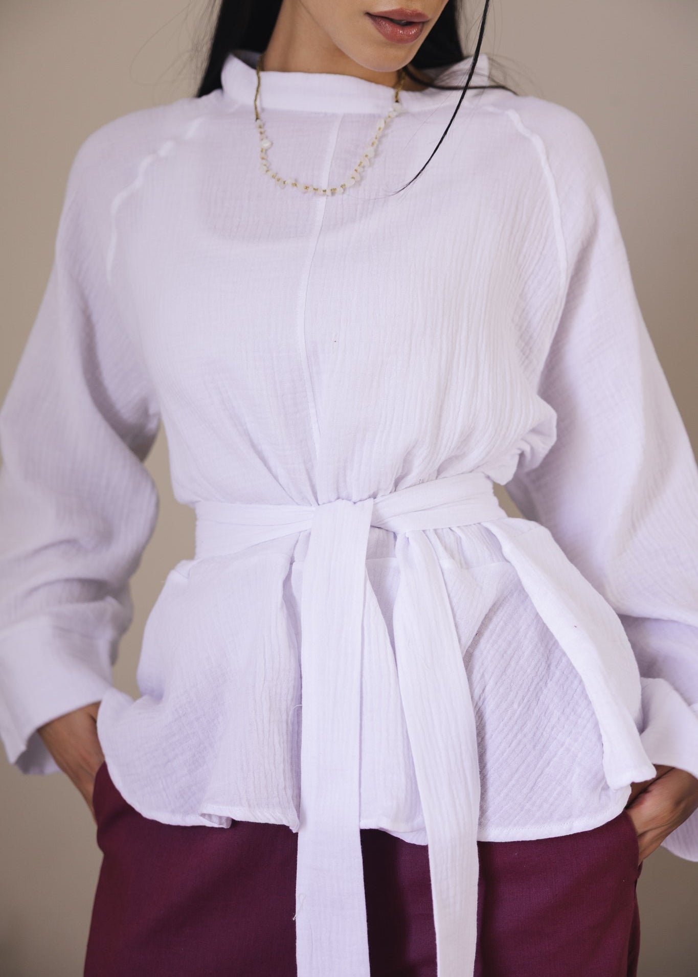 Charm Top White - AB ESSENTIALS