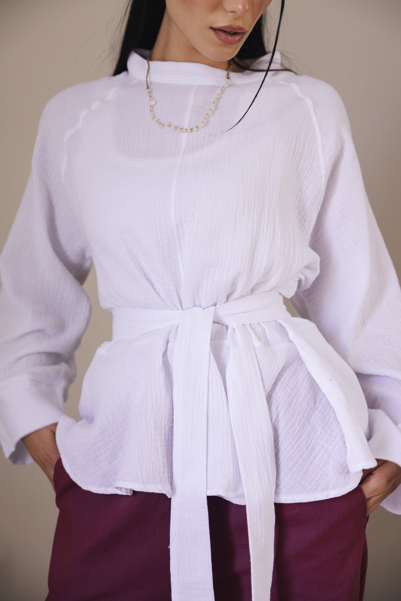 Charm Top White - AB ESSENTIALS