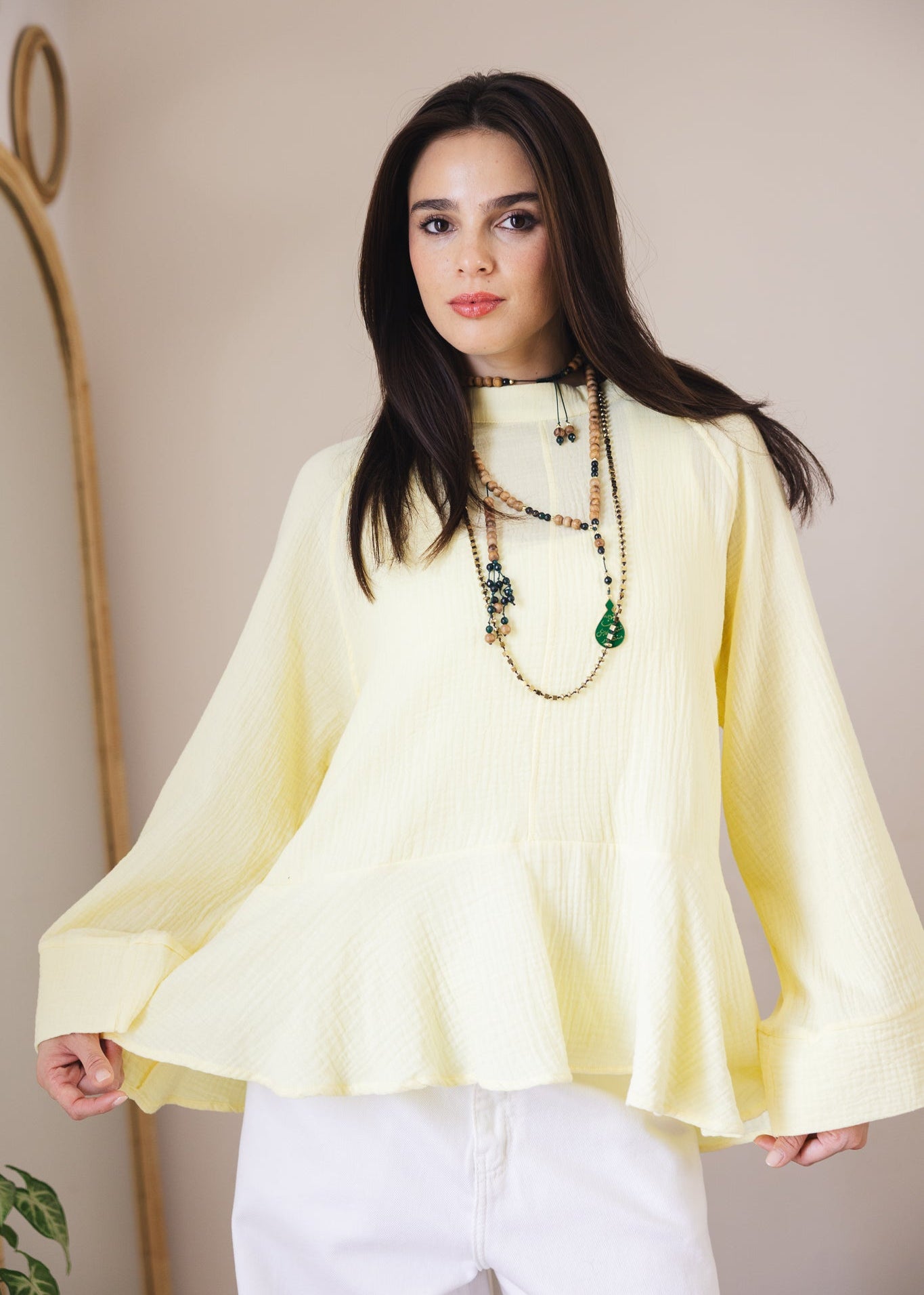 Charm Top Yellow - AB ESSENTIALS