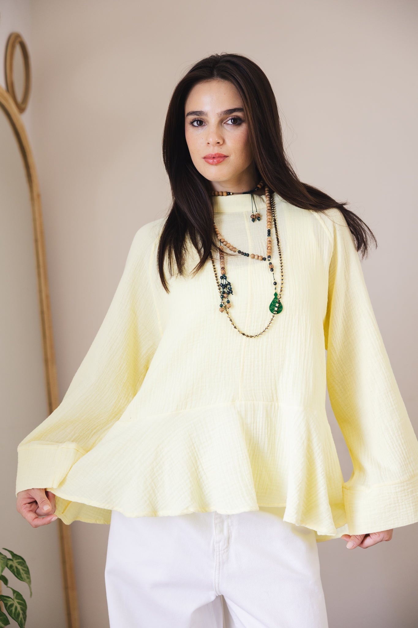Charm Top Yellow - AB ESSENTIALS