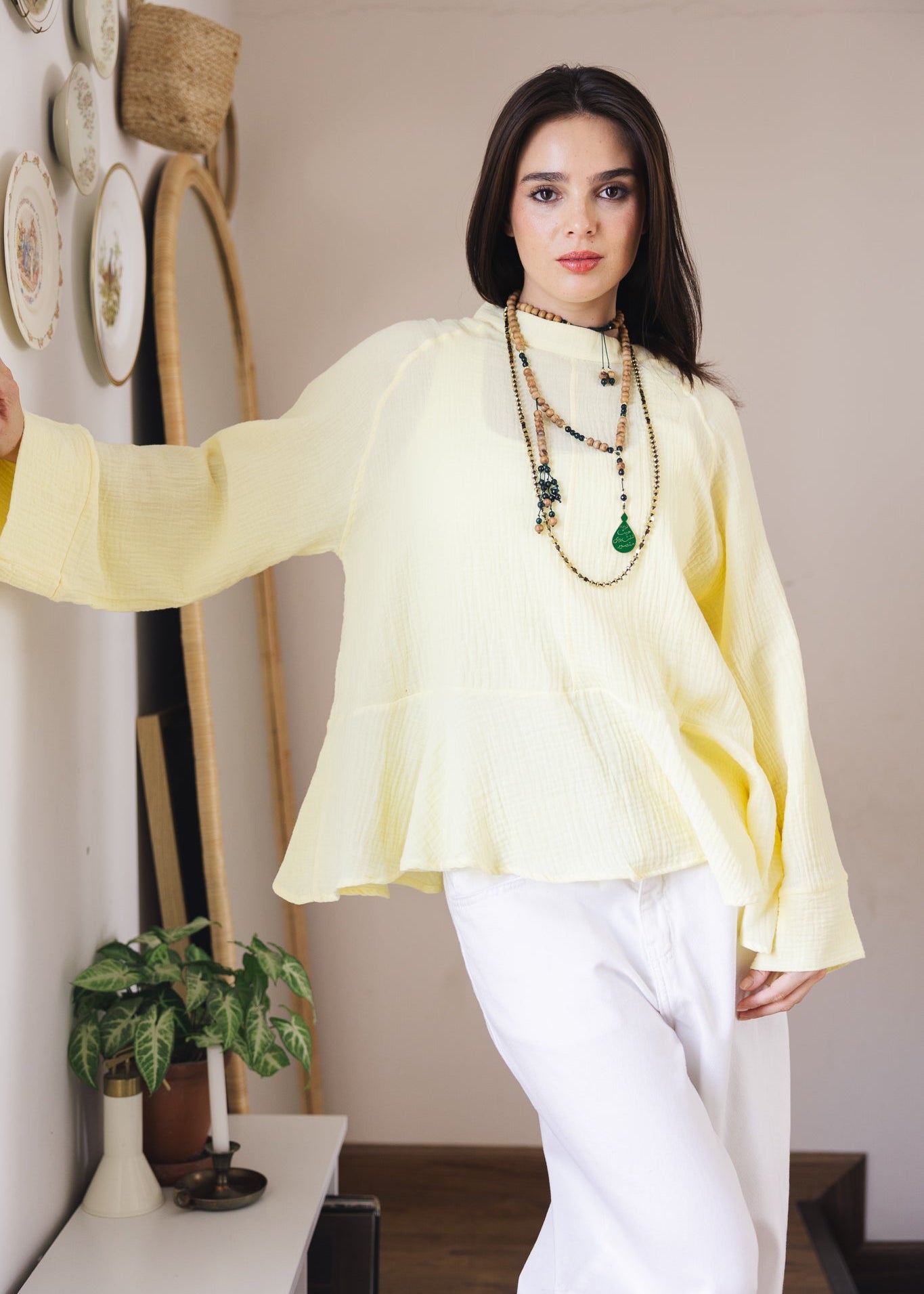 Charm Top Yellow - AB ESSENTIALS