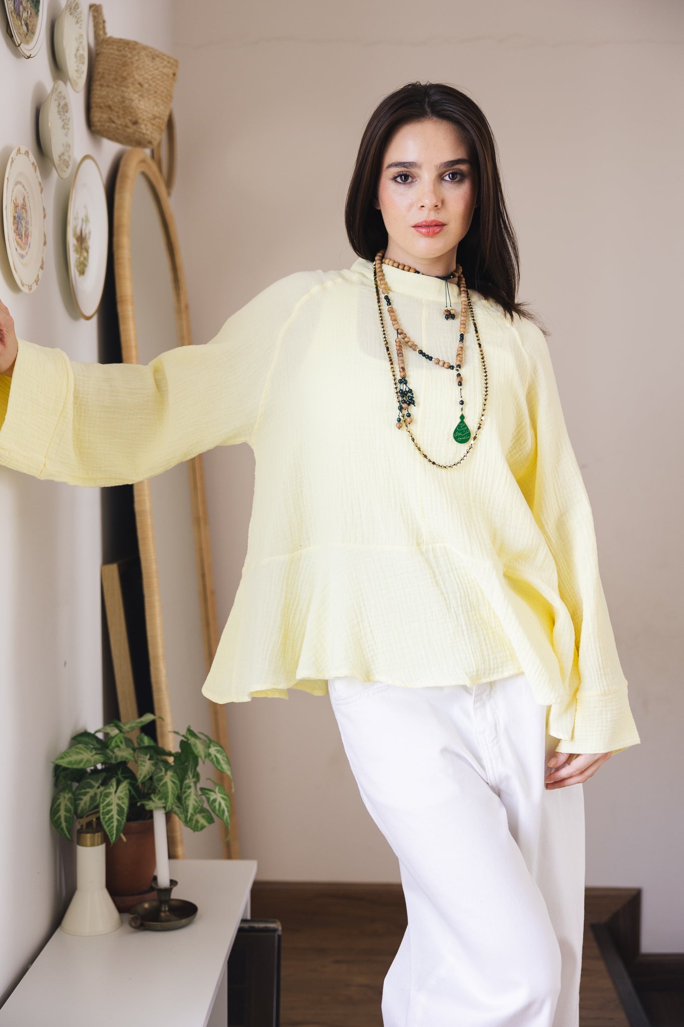 Charm Top Yellow - AB ESSENTIALS